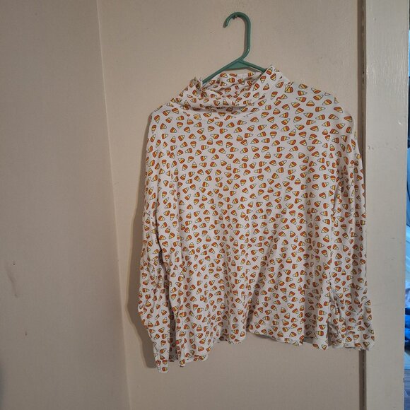 JL PLUM candy corn SHIRT - Picture 1 of 10